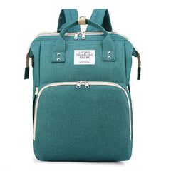 All-in-One Convertible Diaper Bag Backpack with Integrated Sleep Pod