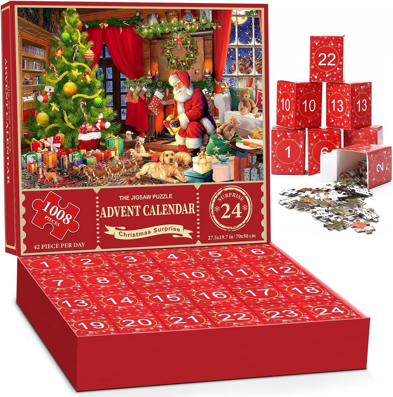 24-Box Christmas Advent Puzzle