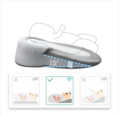 Ergonomic Anti-Spit Up Baby Lounger - Feeding Wedge Pillow