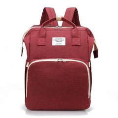 All-in-One Convertible Diaper Bag Backpack with Integrated Sleep Pod