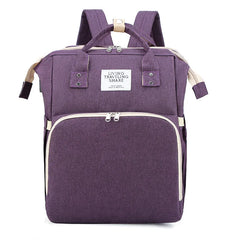 All-in-One Convertible Diaper Bag Backpack with Integrated Sleep Pod