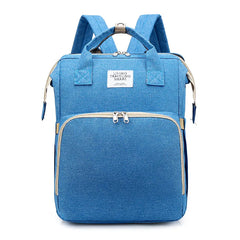 All-in-One Convertible Diaper Bag Backpack with Integrated Sleep Pod