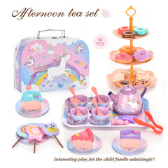 Play House Simulation Dessert & Tea Toy Set