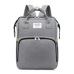 All-in-One Convertible Diaper Bag Backpack with Integrated Sleep Pod